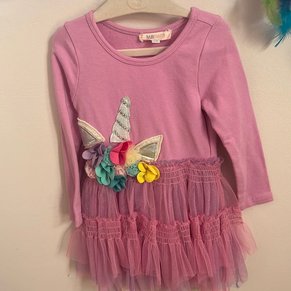 Baby Sara unicorn dress size 24 months